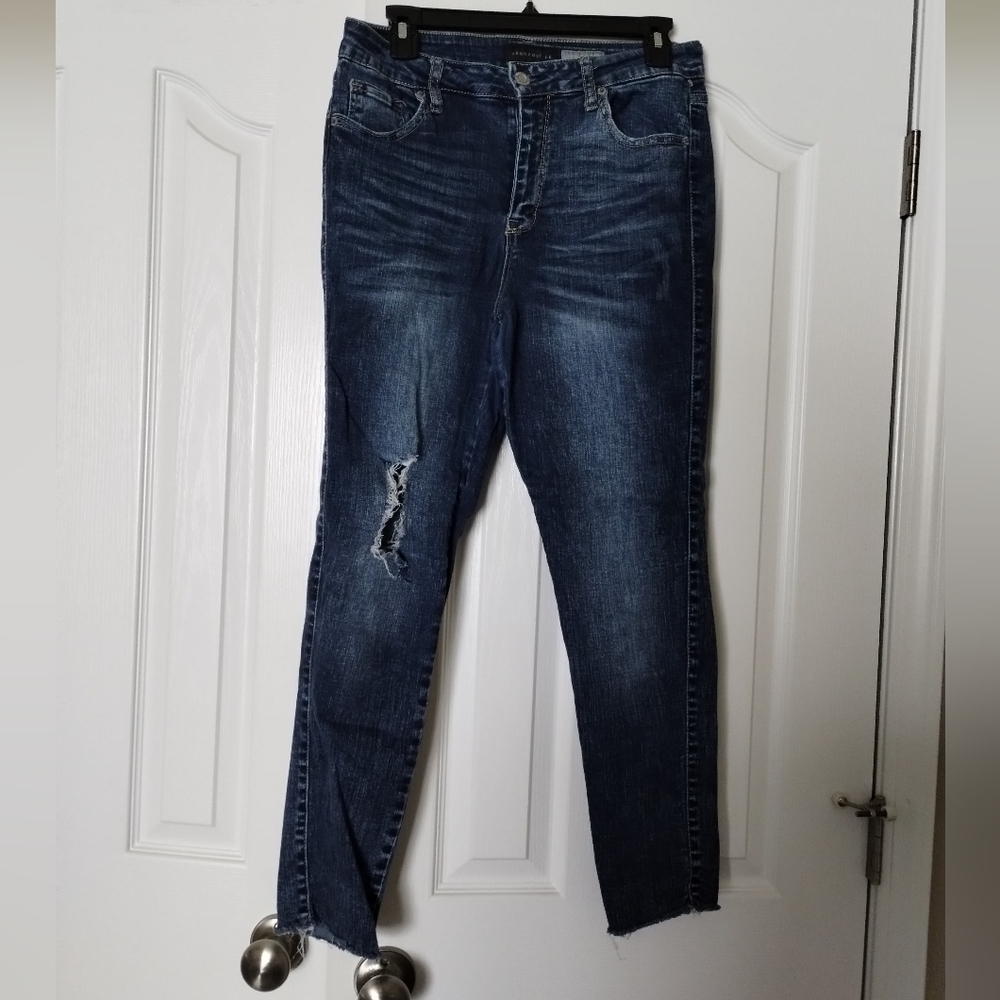Aeropostale Distressed High Waisted Ankle Jegging Size 12
